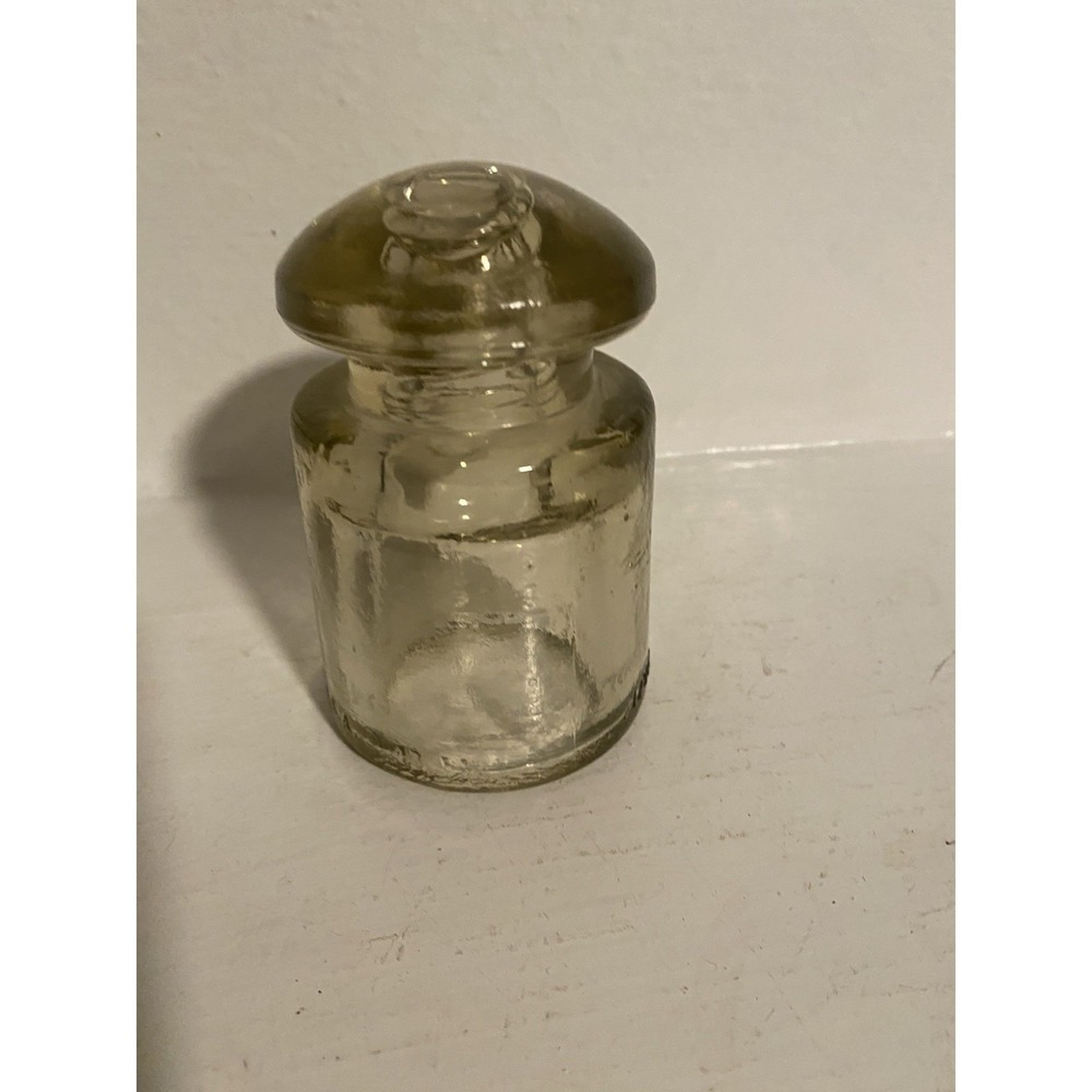 One Groove Vintage Armstrong's CSC Clear Smoke Glass Insulator U.S.A. @ 45 51